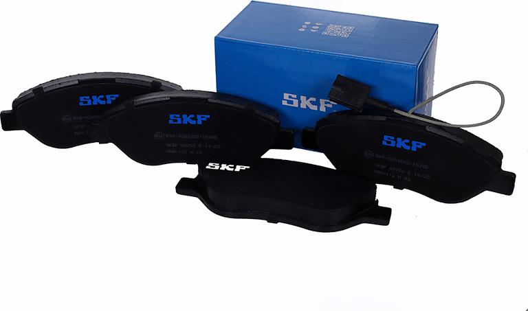 SKF VKBP 80750 E - Brake Pad Set, disc brake autospares.lv