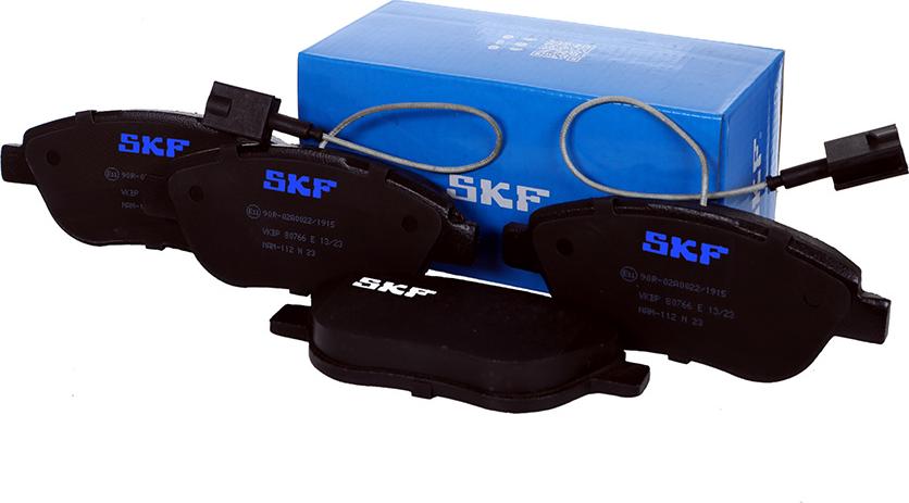 SKF VKBP 80766 E - Brake Pad Set, disc brake autospares.lv