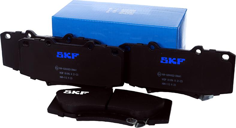 SKF VKBP 81096 A - Brake Pad Set, disc brake autospares.lv