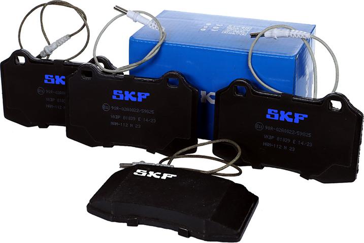 SKF VKBP 81039 E - Brake Pad Set, disc brake autospares.lv