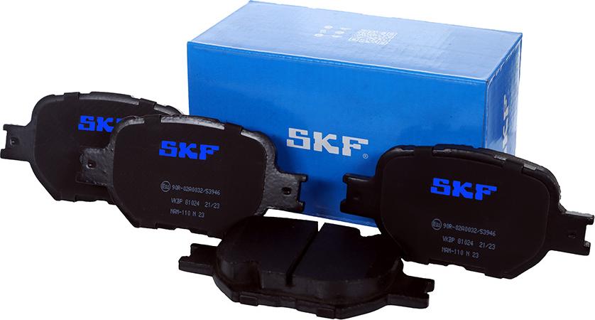 SKF VKBP 81024 - Brake Pad Set, disc brake autospares.lv