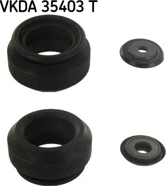 SKF VKDA 35403 T - Rolling Bearing, suspension strut support mounting autospares.lv