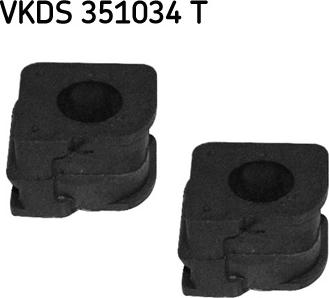 SKF VKDS 351034 T - Bearing Bush, stabiliser autospares.lv