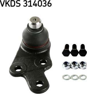 SKF VKDS 314036 - Ball Joint autospares.lv