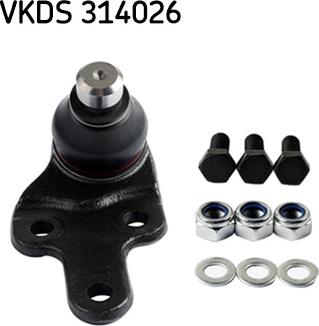 SKF VKDS 314026 - Ball Joint autospares.lv