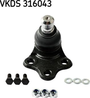 SKF VKDS 316043 - Ball Joint autospares.lv