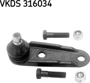 SKF VKDS 316034 - Ball Joint autospares.lv