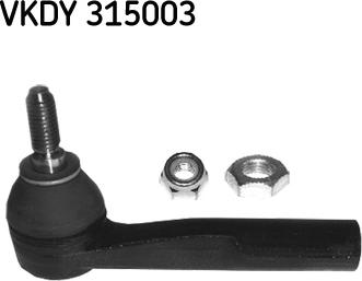 SKF VKDY 315003 - Tie Rod End autospares.lv