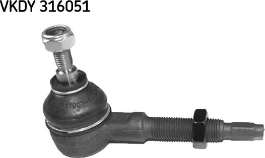 SKF VKDY 316051 - Tie Rod End autospares.lv