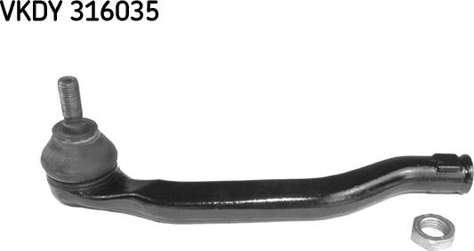 SKF VKDY 316035 - Tie Rod End autospares.lv