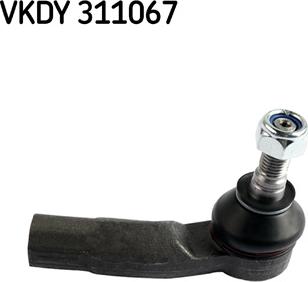 SKF VKDY 311067 - Tie Rod End autospares.lv