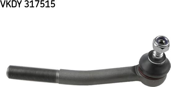 SKF VKDY 317515 - Tie Rod End autospares.lv