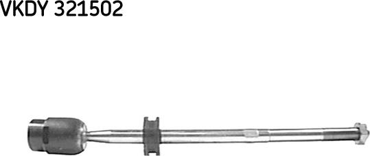 SKF VKDY 321502 - Inner Tie Rod, Axle Joint autospares.lv