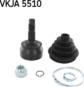 SKF VKJA 5510 - Joint Kit, drive shaft autospares.lv