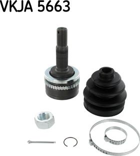SKF VKJA 5663 - Joint Kit, drive shaft autospares.lv