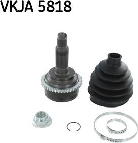 SKF VKJA 5818 - Joint Kit, drive shaft autospares.lv