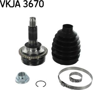 SKF VKJA 3670 - Joint Kit, drive shaft autospares.lv