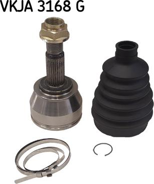 SKF VKJA 3168 G - Joint Kit, drive shaft autospares.lv