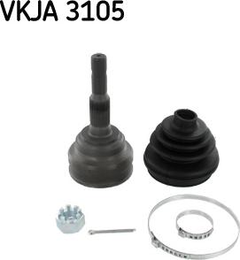 SKF VKJA 3105 - Joint Kit, drive shaft autospares.lv