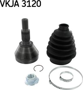 SKF VKJA 3120 - Joint Kit, drive shaft autospares.lv