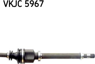 SKF VKJC 5967 - Drive Shaft autospares.lv