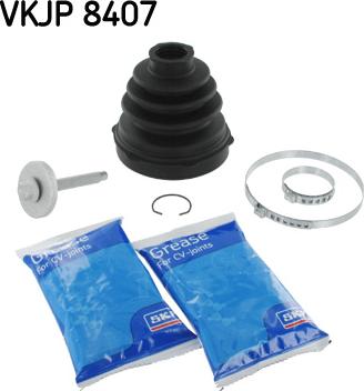 SKF VKJP 8407 - Bellow, drive shaft autospares.lv