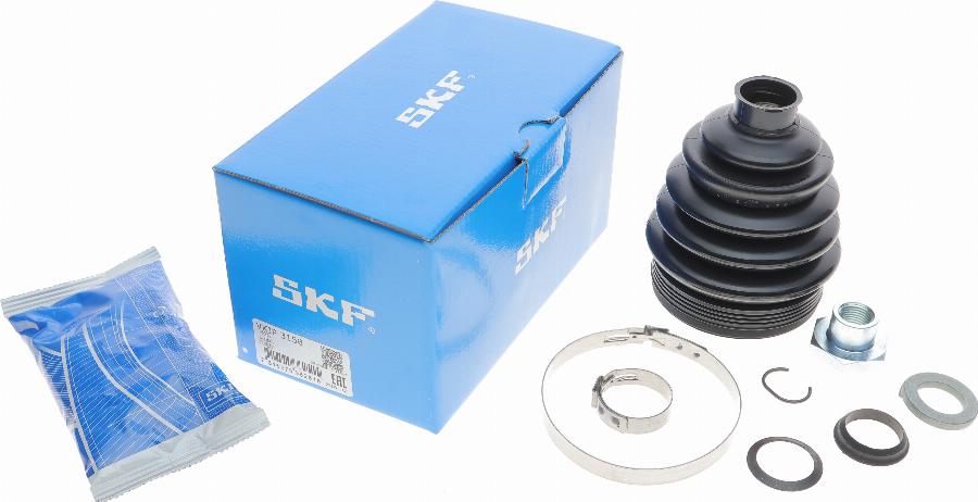 SKF VKJP 3158 - Bellow, drive shaft autospares.lv