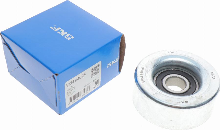 SKF VKM 64026 - Pulley, v-ribbed belt autospares.lv