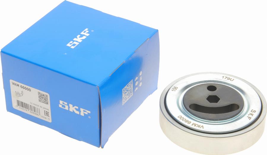 SKF VKM 66000 - Pulley, v-ribbed belt autospares.lv