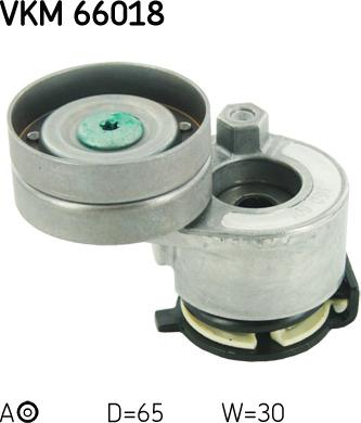 SKF VKM 66018 - Pulley, v-ribbed belt autospares.lv