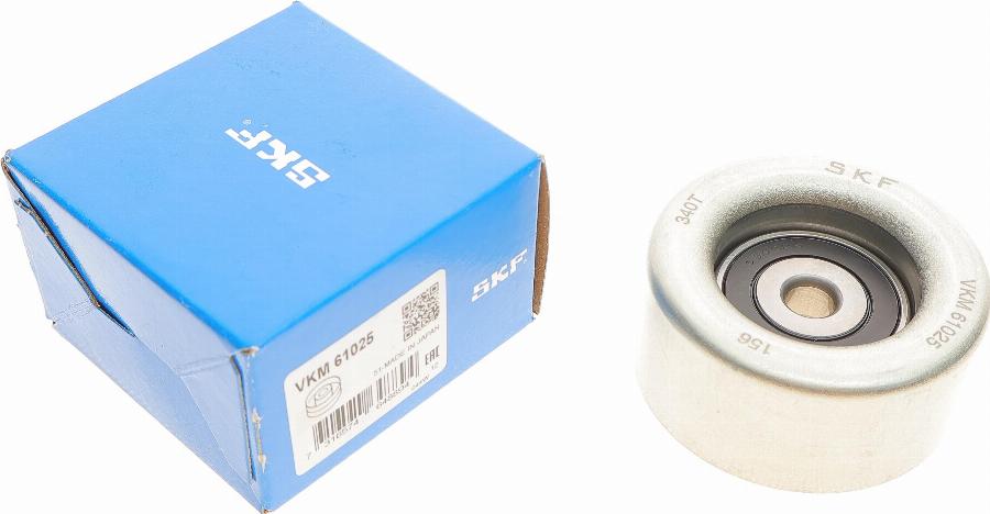 SKF VKM 61025 - Pulley, v-ribbed belt autospares.lv