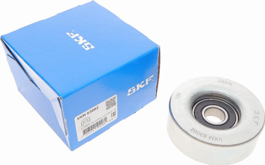 SKF VKM 63002 - Pulley, v-ribbed belt autospares.lv