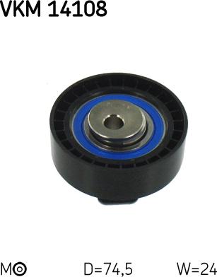 SKF VKM 14108 - Tensioner Pulley, timing belt autospares.lv