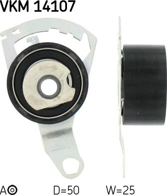 SKF VKM 14107 - Tensioner Pulley, timing belt autospares.lv