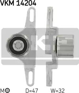 SKF VKM 14204 - Tensioner Pulley, timing belt autospares.lv