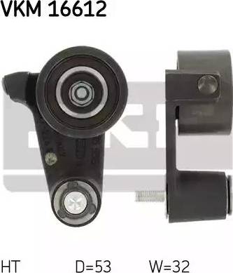 SKF VKM 16612 - Tensioner Pulley, timing belt autospares.lv