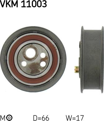 SKF VKM 11003 - Tensioner Pulley, timing belt autospares.lv