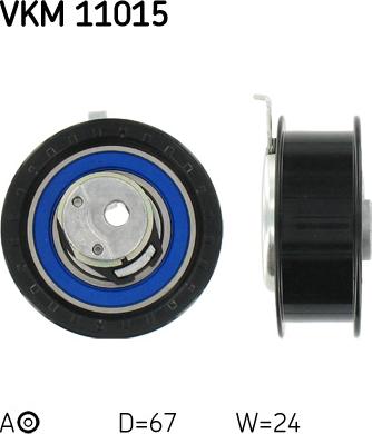 SKF VKM 11015 - Tensioner Pulley, timing belt autospares.lv
