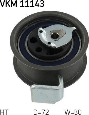 SKF VKM 11143 - Tensioner Pulley, timing belt autospares.lv