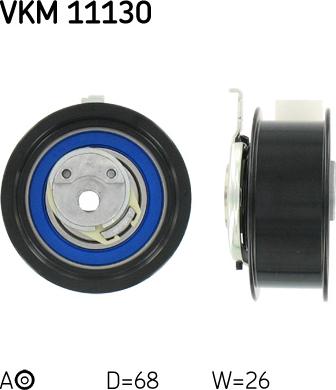 SKF VKM 11130 - Tensioner Pulley, timing belt autospares.lv