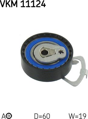 SKF VKM 11124 - Tensioner Pulley, timing belt autospares.lv