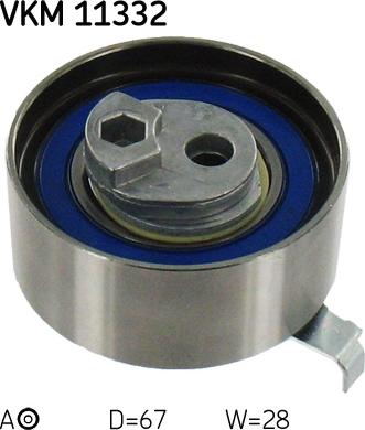 SKF VKM 11332 - Tensioner Pulley, timing belt autospares.lv