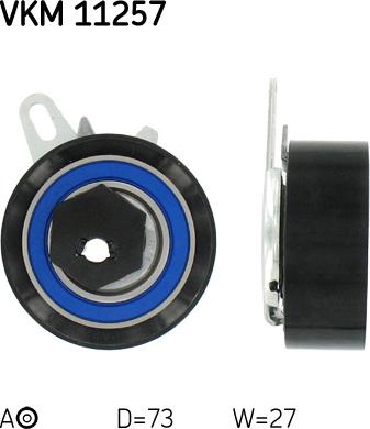 SKF VKM 11257 - Tensioner Pulley, timing belt autospares.lv