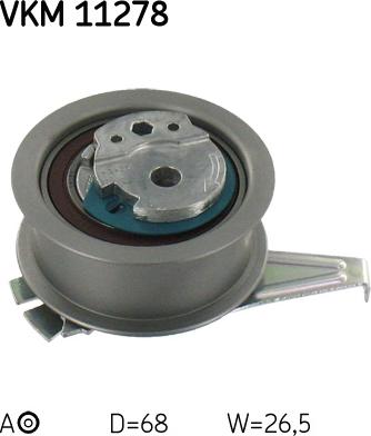 SKF VKM 11278 - Tensioner Pulley, timing belt autospares.lv