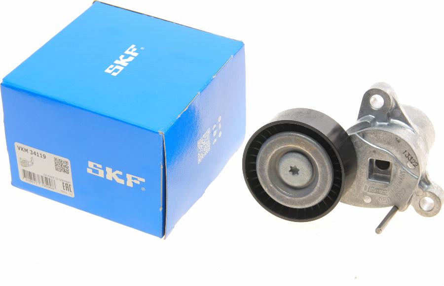 SKF VKM 34119 - Pulley, v-ribbed belt autospares.lv