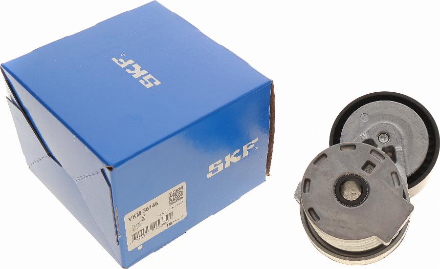 SKF VKM 36146 - Pulley, v-ribbed belt autospares.lv