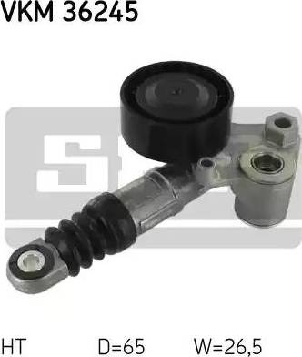 SKF VKM 36245 - Belt Tensioner, v-ribbed belt autospares.lv