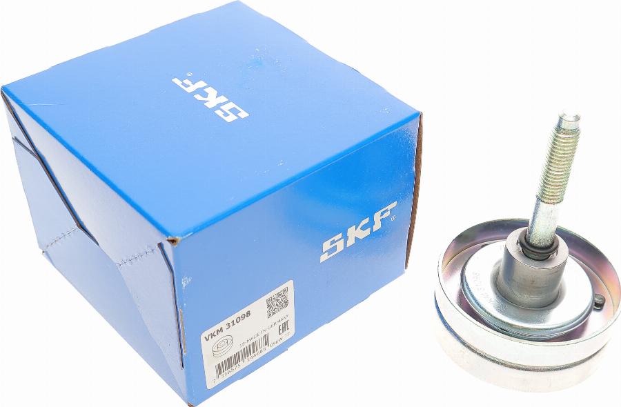 SKF VKM 31098 - Pulley, v-ribbed belt autospares.lv