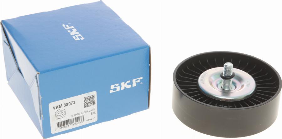 SKF VKM 38073 - Pulley, v-ribbed belt autospares.lv