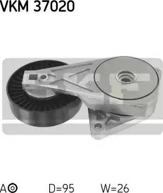 SKF VKM 37020 - Belt Tensioner, v-ribbed belt autospares.lv